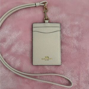 coach ivory lanyard